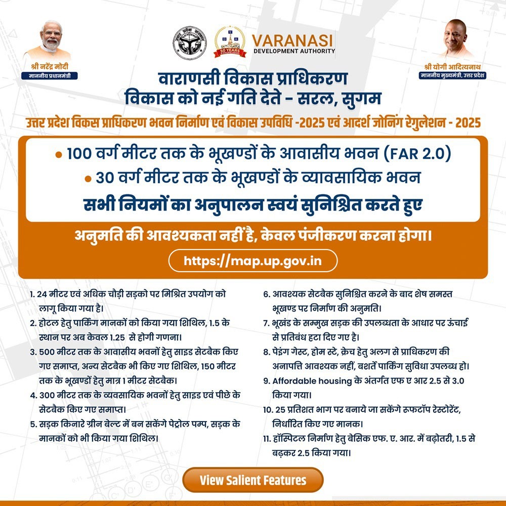 UP Model Building Bylaws Salient Features 2025