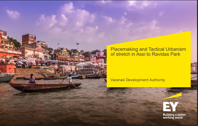 Work of Road Enhancement & Placemaking from Assi Ghat Tirahe to Sant Ravidas Park located in Naganwa .